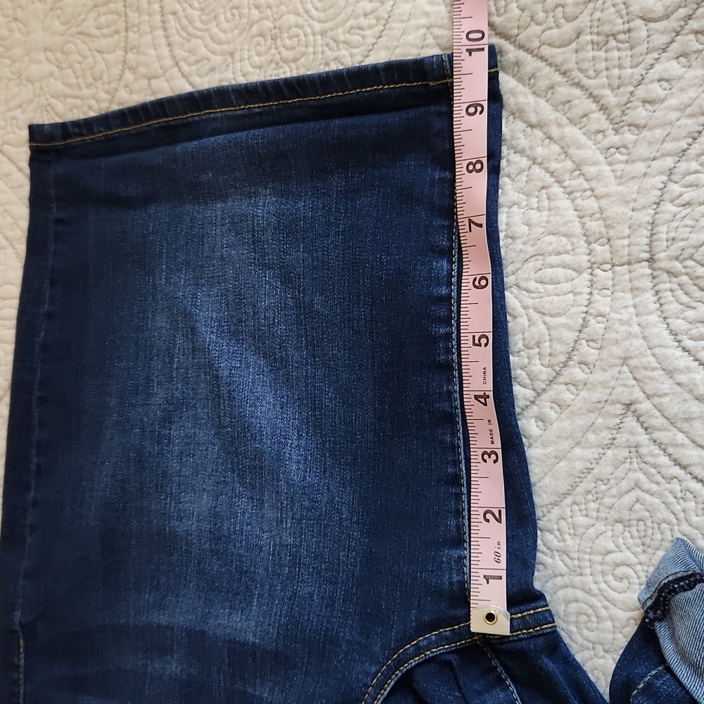 Seven7 Women's Bermuda Denim Shorts Size 16 Preowned - Picture 6 of 8